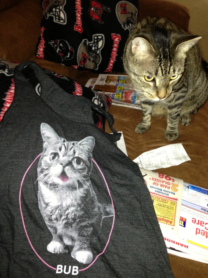 Get cuter, Taco. When are YOU gonna be t-shirt worthy? MAKE ME SOME MONEY.