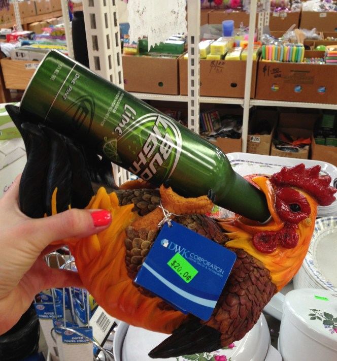 I'm not sure who needs to store their beer bottles individually and out of the fridge, but whomever does, this is an AWFULLY stylish way to do it. 