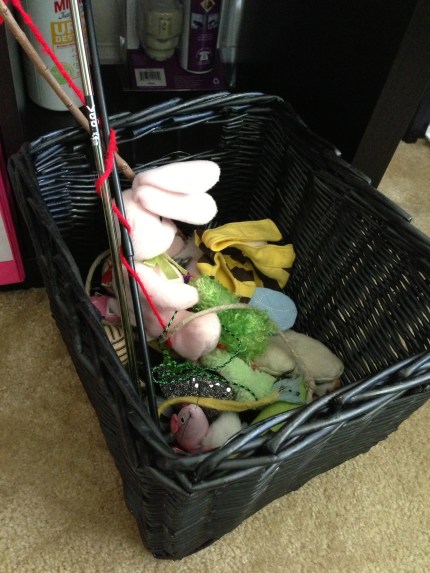 The basket of unwanted toys. Toy Story 9 Lives? I gotta call Pixar. 